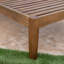Ensemble de chaise longue inclinable en teck Bevelyn