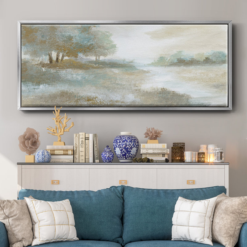 Ethereal Magic- Framed Canvas, 12" H x 30" W