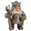 Statue de gnome nain Viking Victor Norse