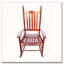 Chaise berçante en bois massif-734486768