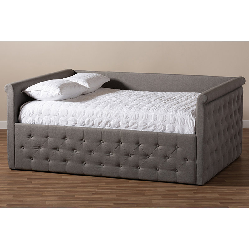Borges Upholstered Daybed, Full, Gray