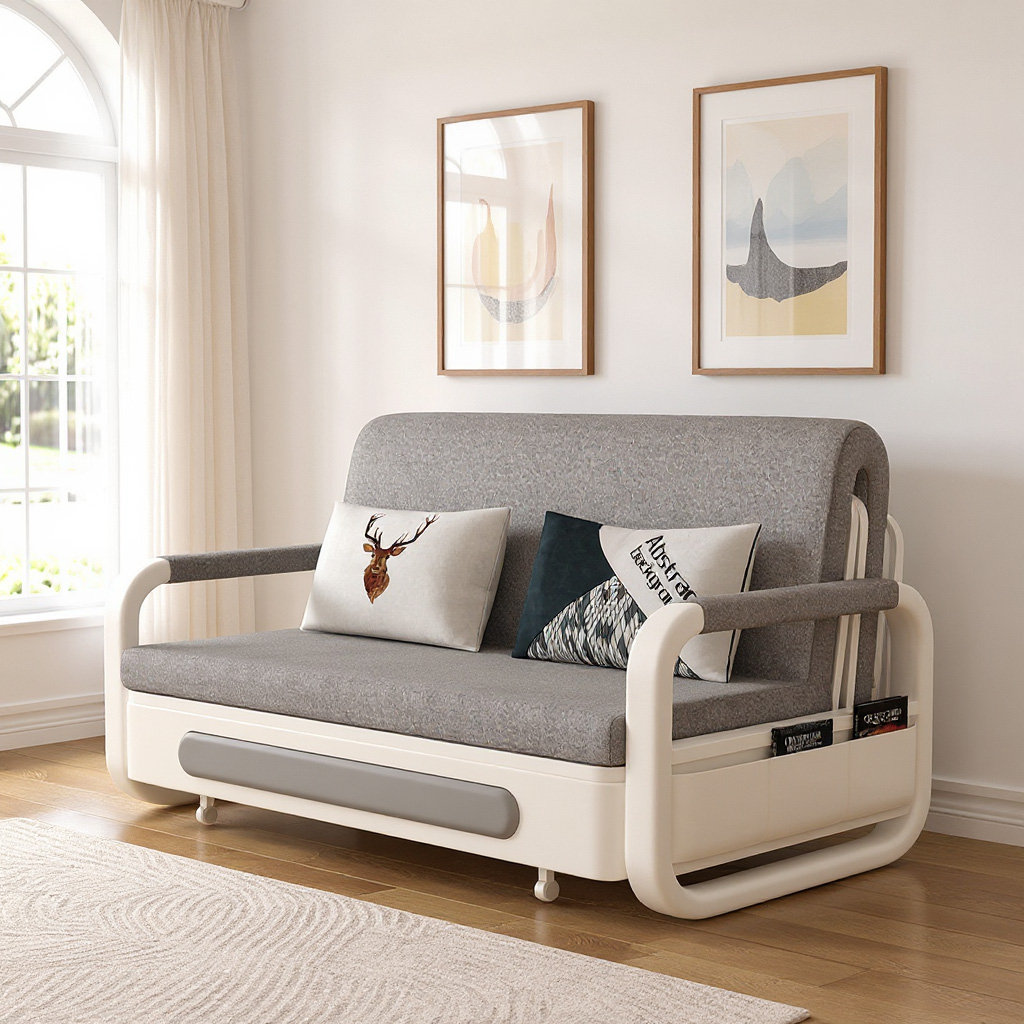 Latitude Run® With Side Pockets And Hidden Storage, Pull Out Sofa Bed ...