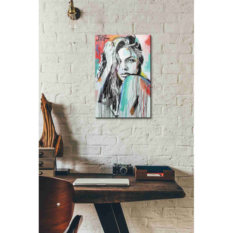 «In Spirit» par Loui Jover, art mural sur toile, H 18 po x l 12 po x P 1,25 po