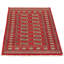 Tapis rouge foncé Malayka Peshawar Bokhara 3 pi 1 po x 4 pi 11 po