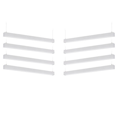 Éclairage linéaire commercial à intensité variable 8FT 80W 3CCT, 3000K / 4000K / 5000K