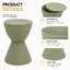 Table de bout tambour en sablier Durant Durant-349321710-377270136