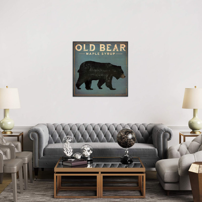 Old Bear Maple Syrup by Ryan Fowler - Wrapped Canvas Print, 45.72 cm H x 45.72 cm W x 1.91 cm D