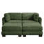 Upholstered Chenille with Ottoman Sectional-62784001-62784120-62784124