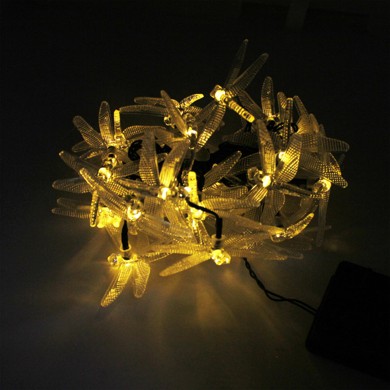 Ellie-Ann Indoor 30 - Bulb 275'' Solar Powered LED Novelty String Light, Warm White