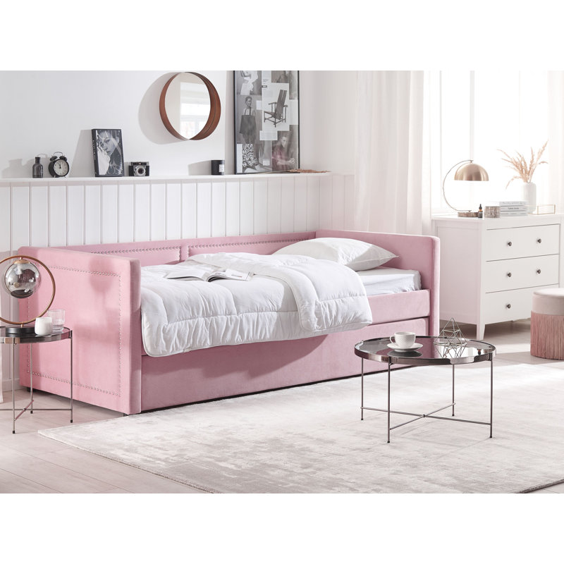 Aloysius Upholstered EU Single - 90 X 200 Cm with Trundle