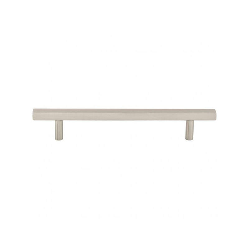 Dominique Bar Pull, Satin Nickel, 3 3/4"