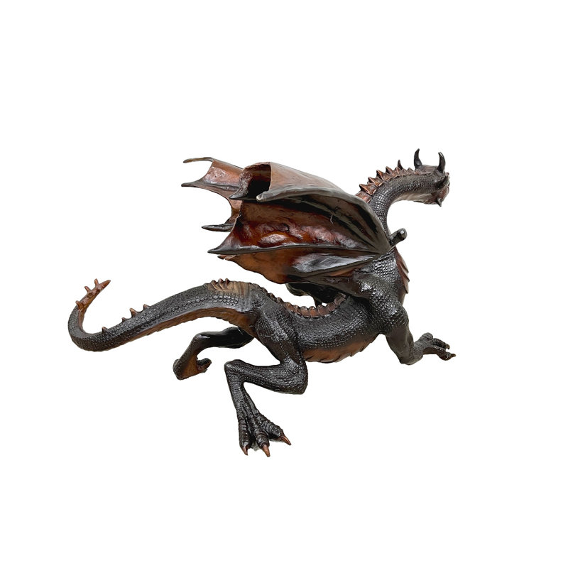 Dragon Fantasy & Sci-Fi Bronze Garden Statue
