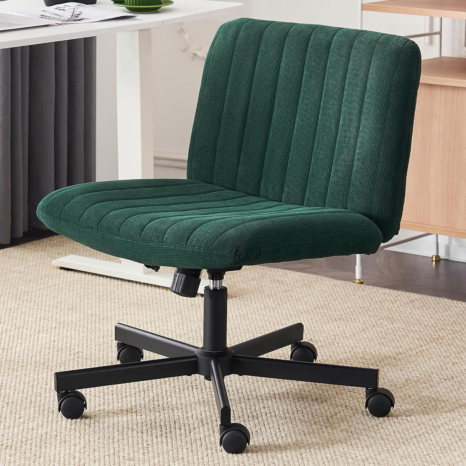 Ebern Designs Mihira Armless Task Office Chair With Wheels - Wayfair Canada
