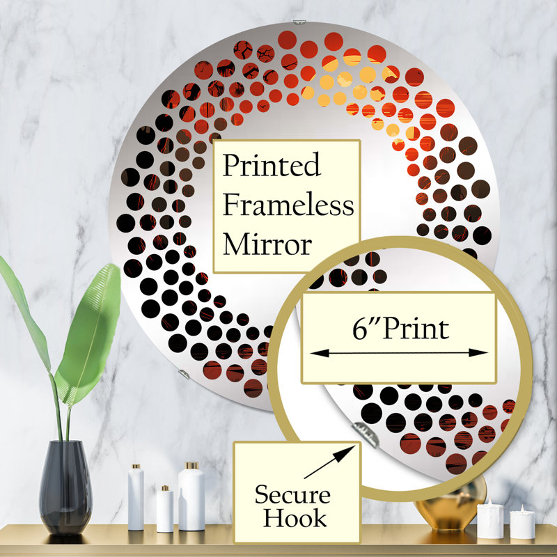 Deric Circle Mirror, 31.4" x 31.4"