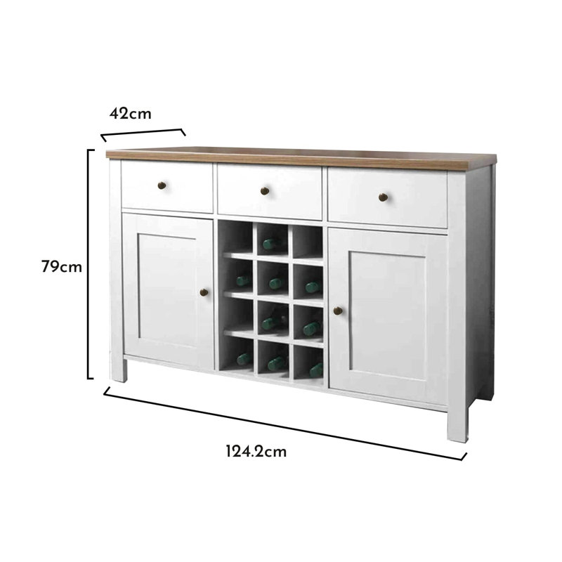 Bampton 124.2cm Sideboard