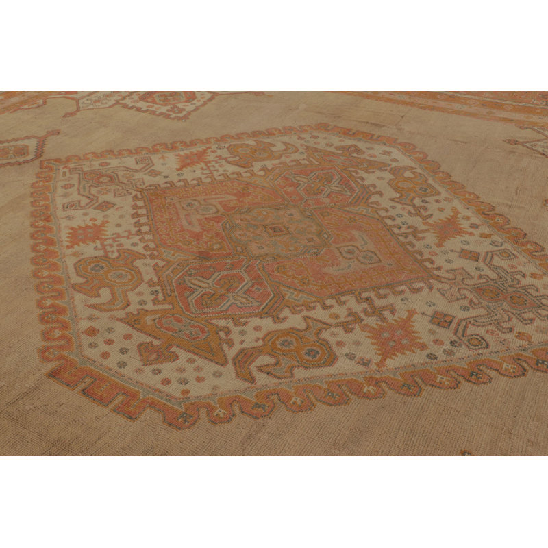 Antique One-of-a-Kind 17'4" X 19'1" Hand Knotted Area Rug