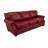 Speroni 100" Genuine Leather Rolled Arm Sofa-20119937