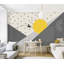 Papier peint amovible Modern Art Wavy Sun-744288340