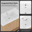 Meuble-lavabo mural 36 po avec lavabo en résine intégré et tablette ouverte