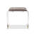 Liora Luxe Acrylic Ottoman