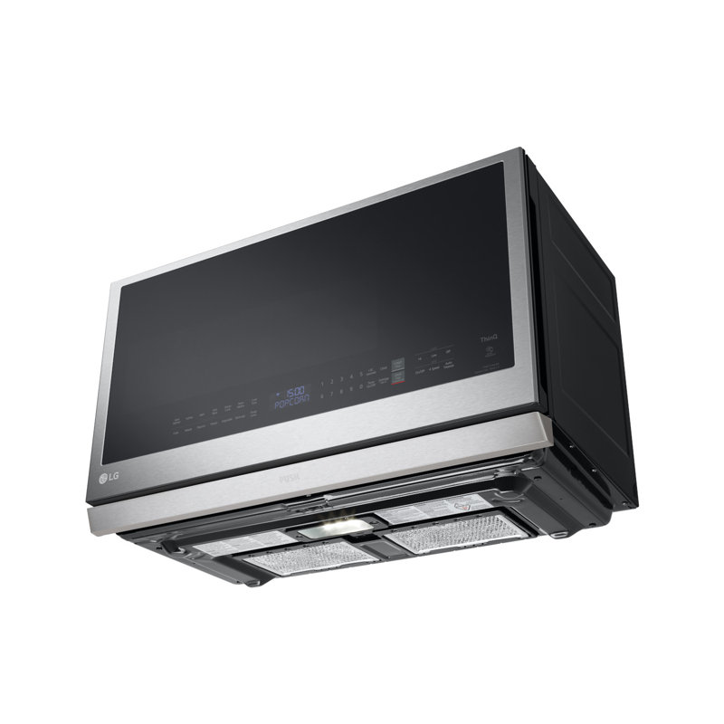 LG 2.1 cu. ft. Smart Over-the-Range Microwave with ExtendaVent 2.0 & EasyClean, Stainless Steel