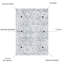 Tapis lavable antidérapant 5 pi x 7 pi au design élégant