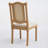 Solid Wood Rattan-Back Dining Chair