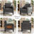Wide Upholstered Accent Chair Faux Leather Armchair-1138251149