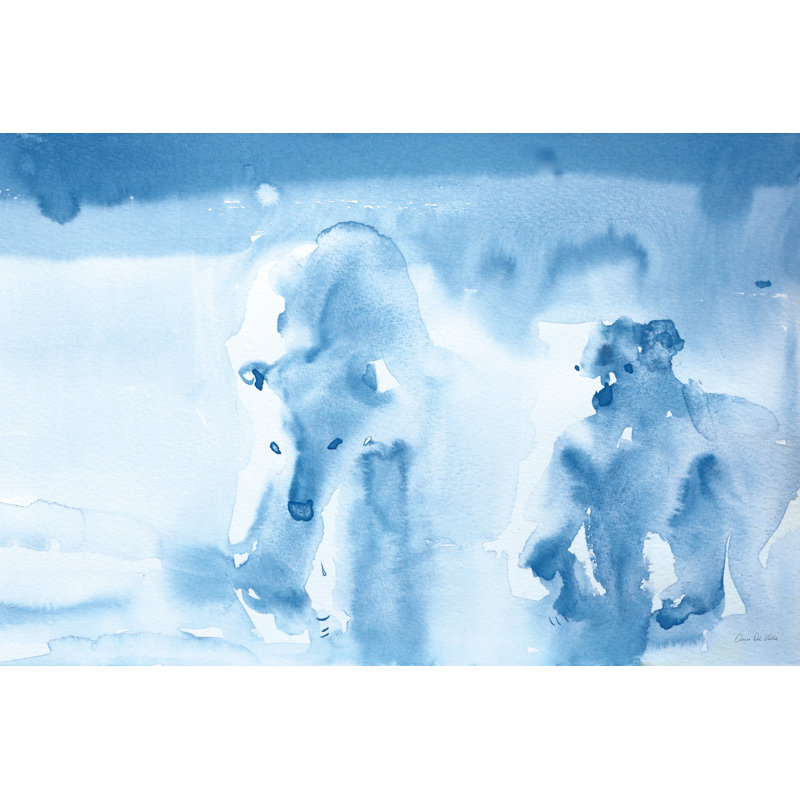 Ice Bears by Aimee Del Valle - Wrapped Canvas Painting, 30.48cm H x 45.72cm W x 3.8cm D