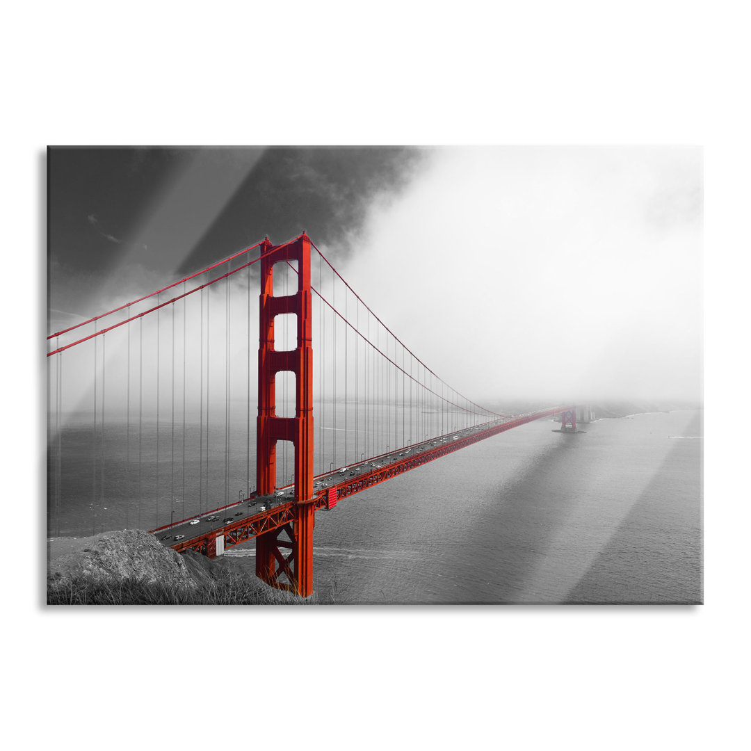 Glasbild | Wandbild Auf Echtglas | Golden Gate Bridge LF5184