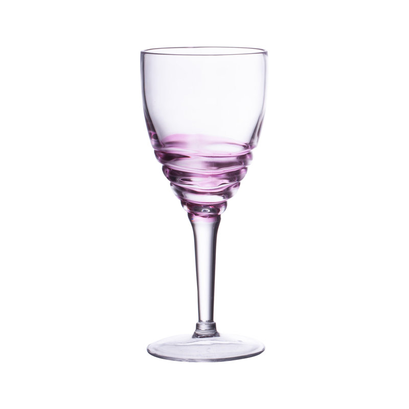 12oz. Acrylic Wine Glass Set, Pink