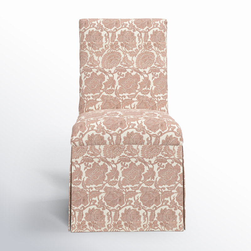 Ivanka Cotton Parsons Chair, Japanais Dusty Pink