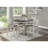 Louroukina Counter Height 42" Extendable Dining Table