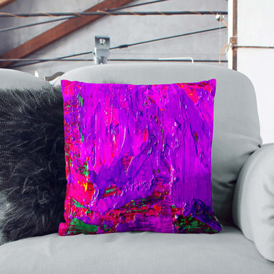 Abstract Square Throw Cushion