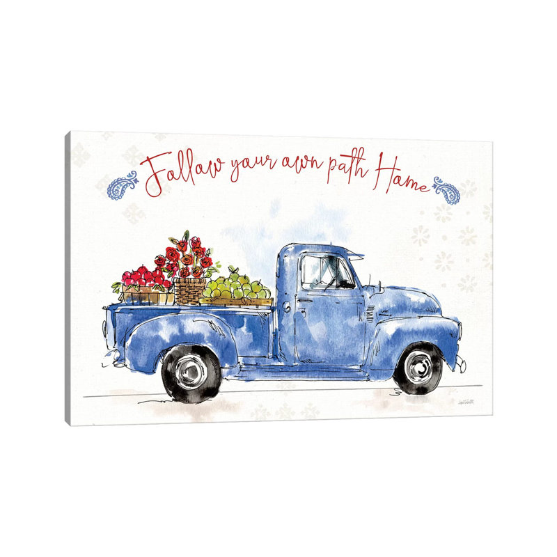 Americana Mood VIII by Anne Tavoletti - Wrapped Canvas Print, 66.04cm H x 101.6cm W