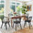 Wilson Solid Wood 24'' Curved Back Design Counter Height Stool-658805616