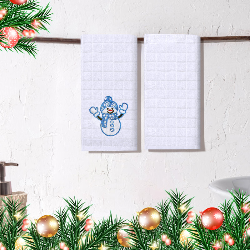 Cotton Embroidered Kitchen Towel Linen Set