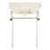 24" Cierra 31" Tall Porcelain Rectangular Console Bathroom Sink with Overflow