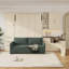 Wall Murphy Bed with Hydraulic Storage, Sofa, Shelves, Drawers, and LED USB Lighting-2030906497