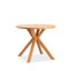 Table de patio ronde en bois massif de 36,2 po Mylas