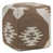 Brown/Cream Polyester Blend