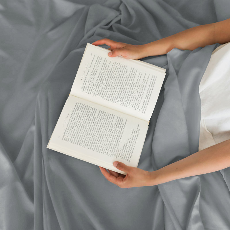 Steel Blue Ultra Soft Microfiber 4-Piece Bed Sheet Set