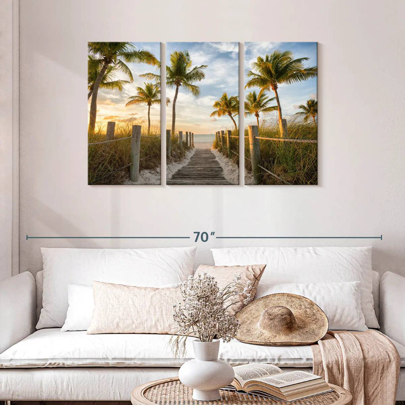 Gillard Tropical Smathers Beach, 28" H x 45" W