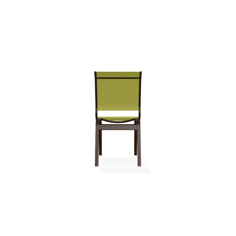 Chaise d'appoint de salle à manger Hiraku, Kona texturé, Nickel