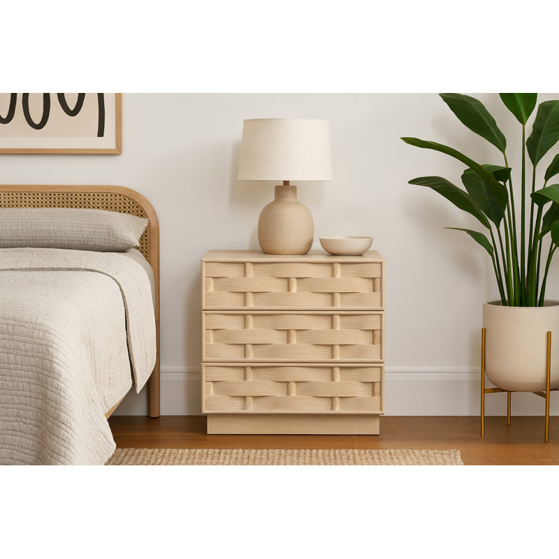 Table de chevet Dillsboro, Naturel