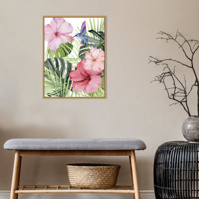 " Hibiscus And Hummingbird I " by Paxton Parker