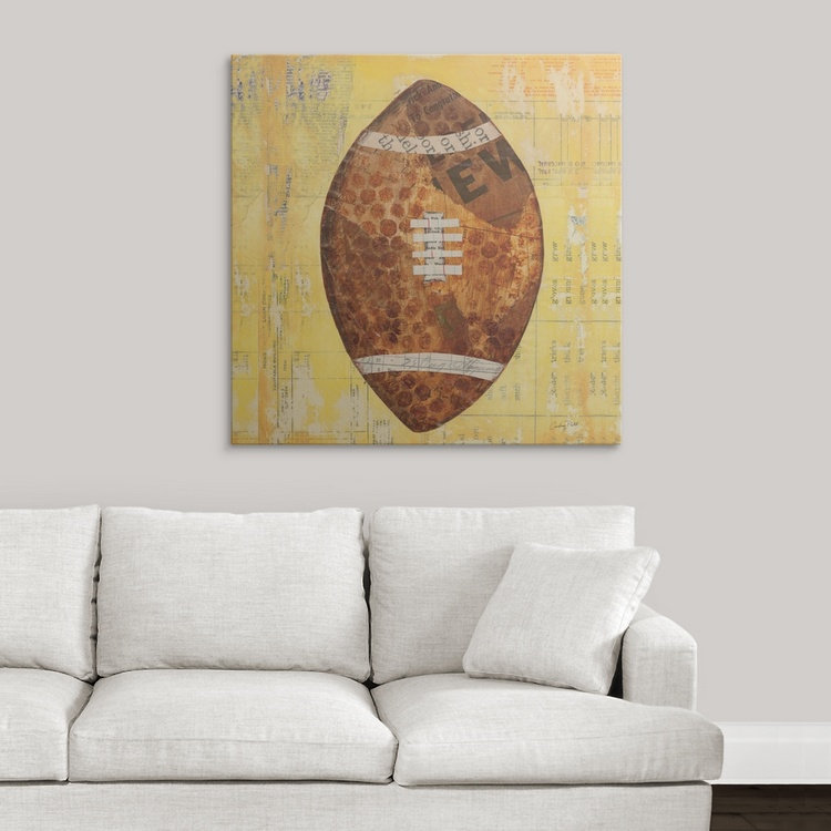 « ii » courtney prahl, impression Play Ball, H 35 po x l 35 po x P 1,5 po, Toile