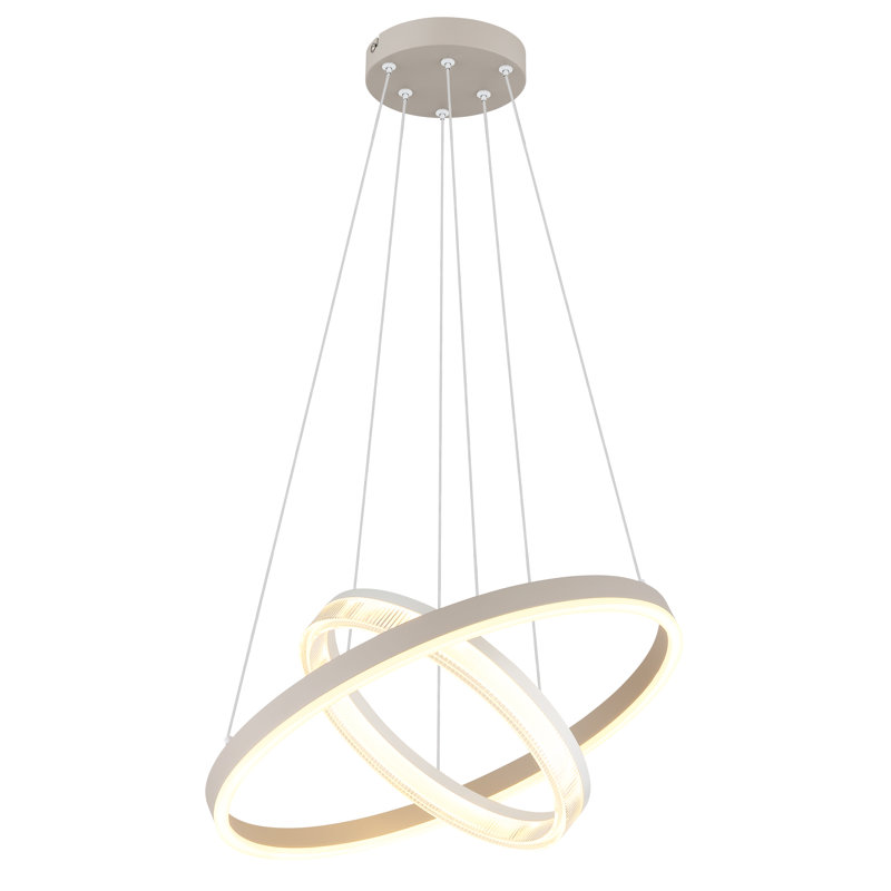 1 - Light Geometric LED Chandelier