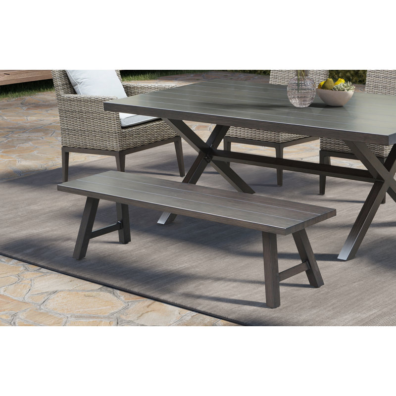 Banc de pique-nique en aluminium Lovato