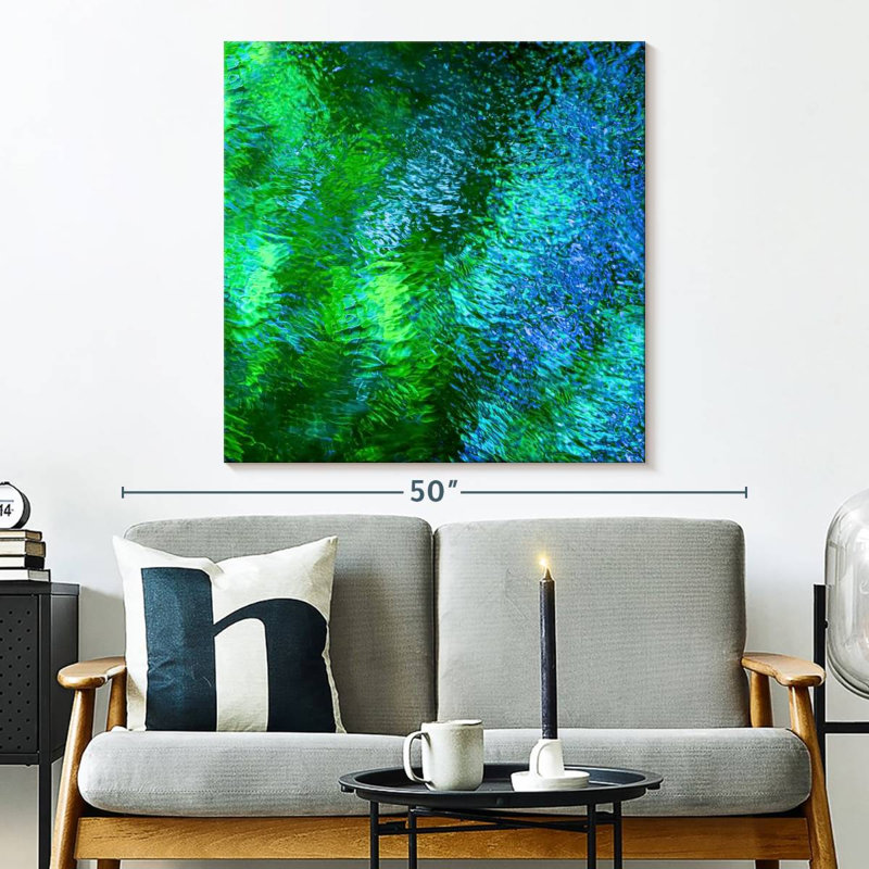 Monets Pool III, 33" H x 33" W